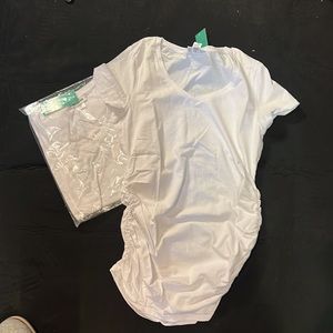 Maternity, v neck white shirts 2 of them